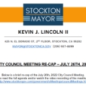 City Council Meeting Re-Cap - June 21, 2022